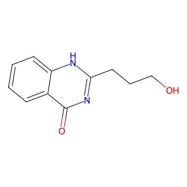 2D Structure of 2-(3-hydroxypropyl)-1H-quinazolin-4-one