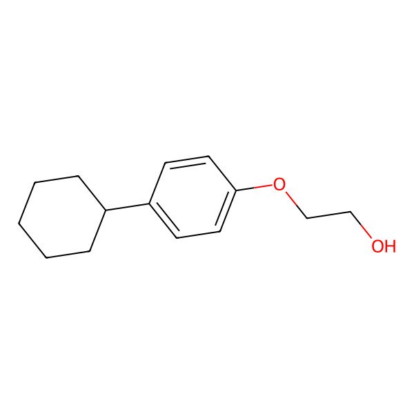 2D Structure of 2-(4-Cyclohexylphenoxy)ethanol 2D Structure of 2-(4-Cyclohexylphenoxy)ethanol
