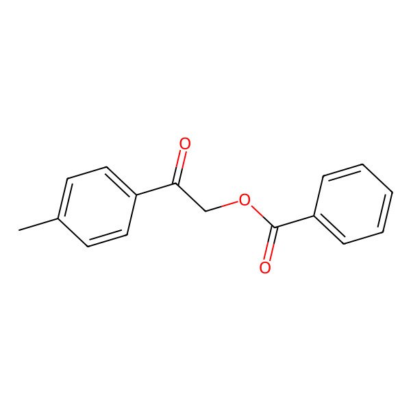 2D Structure of 2-(4-Methylphenyl)-2-oxoethyl benzoate