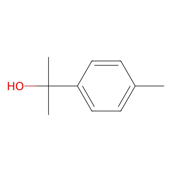 2D Structure of 2-(4-Methylphenyl)propan-2-ol