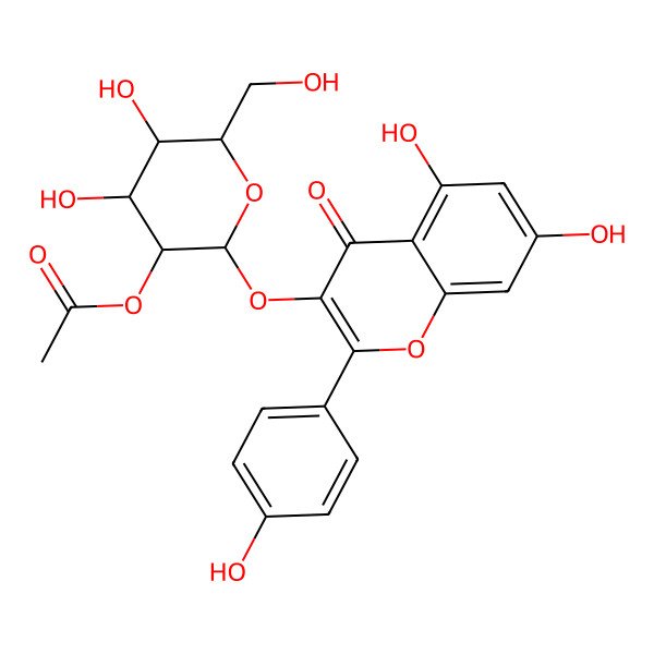 2D Structure of 2''-Acetylastragalin