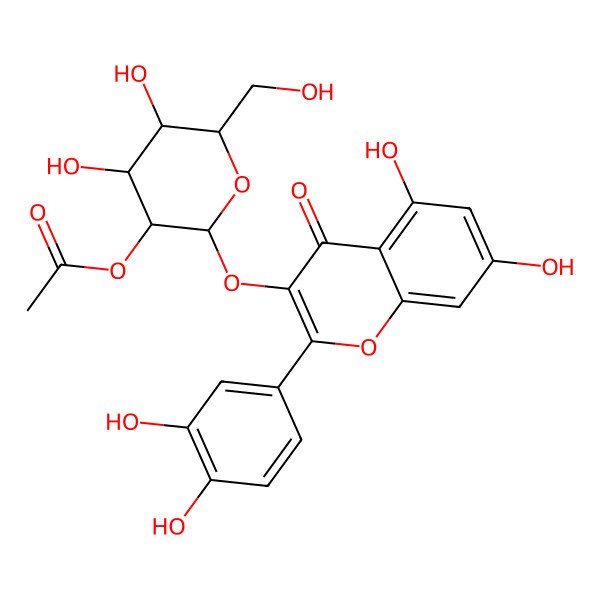 2D Structure of 2''-Acetylheperoside