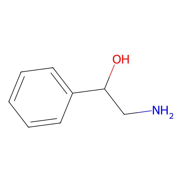 2D Structure of 2-Amino-1-phenylethanol