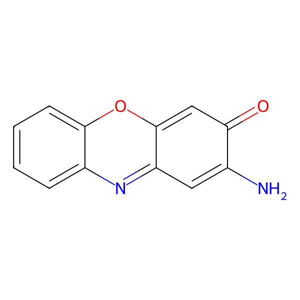 2D Structure of 2-Amino-3H-phenoxazin-3-one