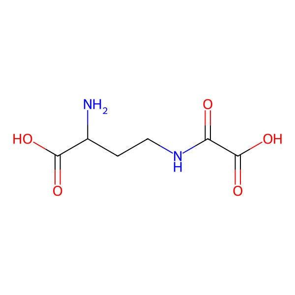 2D Structure of 2-Amino-4-((carboxycarbonyl)amino)butanoic acid, (2S)-