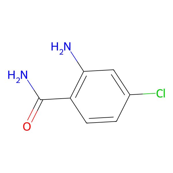 2D Structure of 2-Amino-4-chlorobenzamide