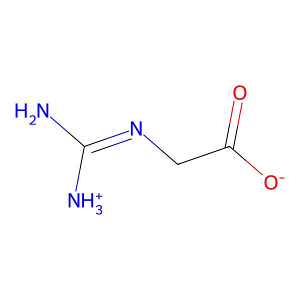 2D Structure of 2-[[amino(azaniumyl)methylidene]amino]acetate