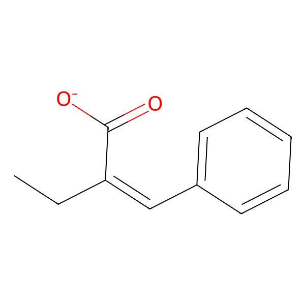 2D Structure of 2-Benzylidenebutanoate 2D Structure of 2-Benzylidenebutanoate