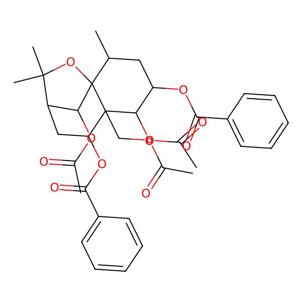 2D Structure of 2-beta-benzoyloxy Ejpa-2