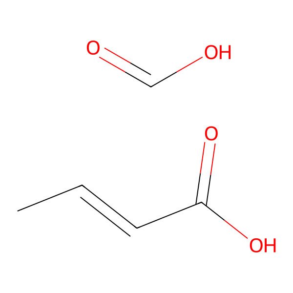 2D Structure of 2-Butenoic acid; formic acid