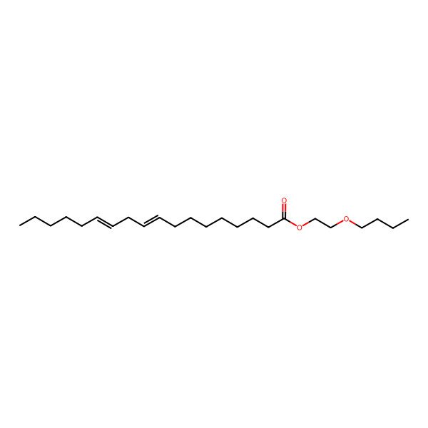 2D Structure of 2-Butoxyethyl linoleate