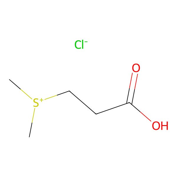 2D Structure of (2-Carboxyethyl)dimethylsulfonium Chloride