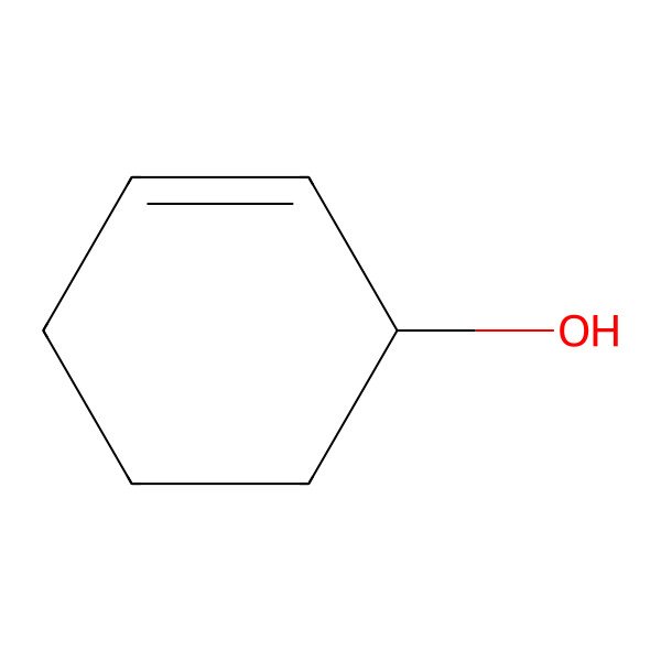 2D Structure of 2-Cyclohexen-1-ol, (1R)-