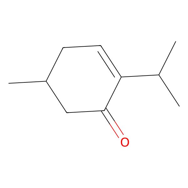 2D Structure of 2-Cyclohexen-1-one, 5-methyl-2-(1-methylethyl)-