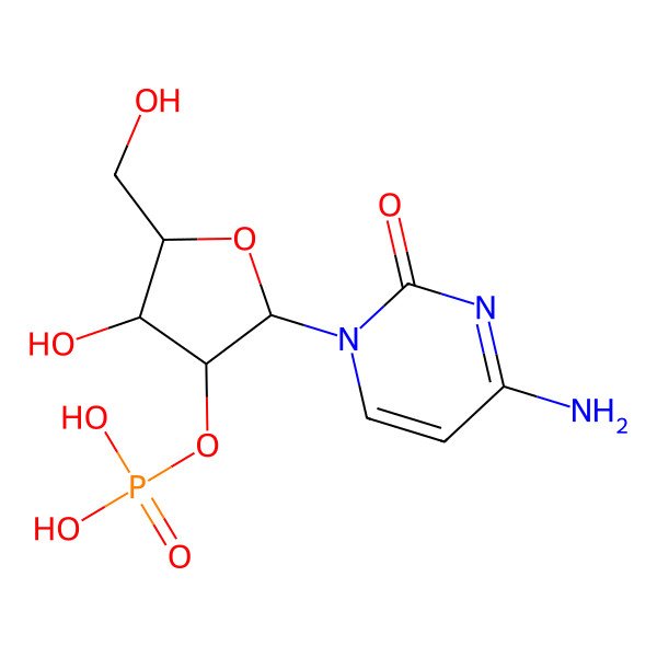 2D Structure of 2'-Cytidylic acid