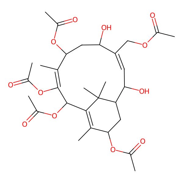 2D Structure of 2-Deacetyltaxachitriene A 2D Structure of 2-Deacetyltaxachitriene A