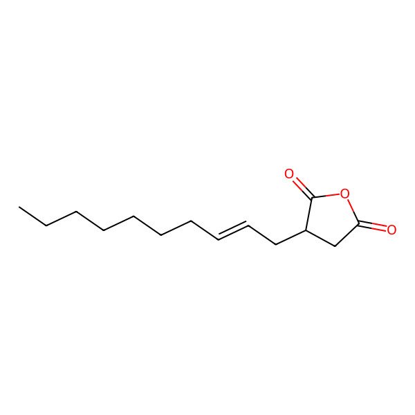 2D Structure of 2-Decenylsuccinic anhydride 2D Structure of 2-Decenylsuccinic anhydride
