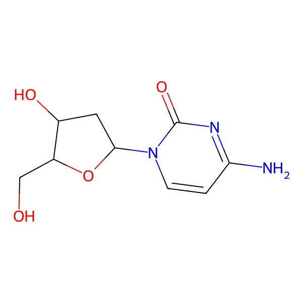 2D Structure of 2'-Deoxycytidine 2D Structure of 2'-Deoxycytidine