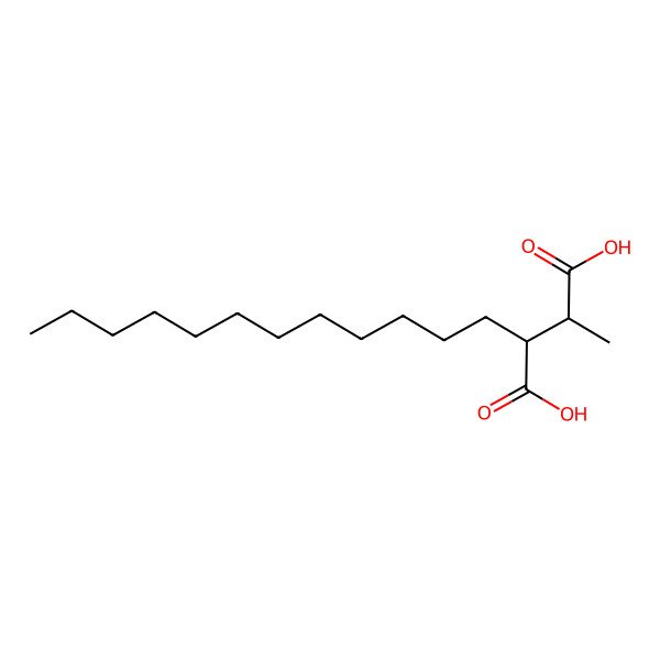2D Structure of 2-Dodecyl-3-methylbutanedioic acid