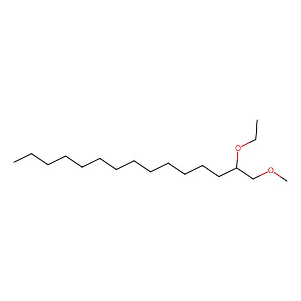 2D Structure of 2-Ethoxy-1-methoxypentadecane