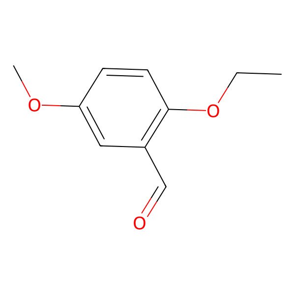 2D Structure of 2-Ethoxy-5-methoxybenzaldehyde