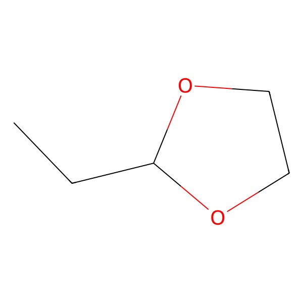 2D Structure of 2-Ethyl-1,3-dioxolane