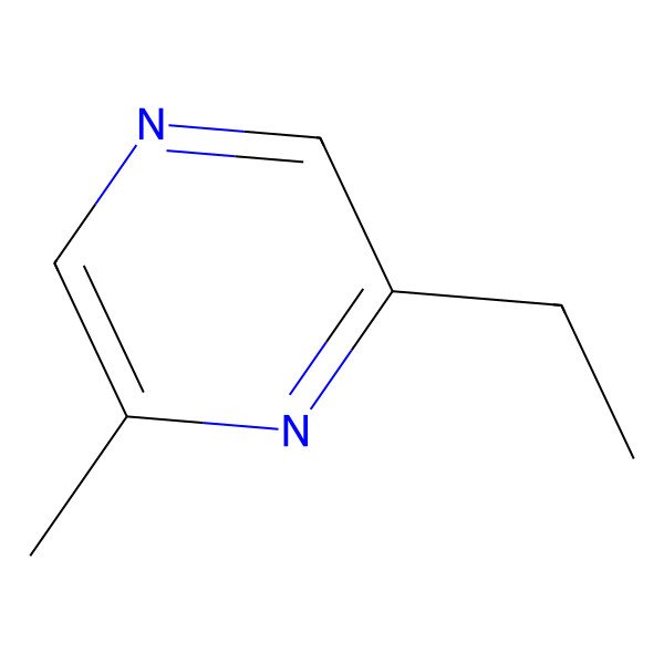 2D Structure of 2-Ethyl-6-methylpyrazine