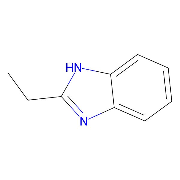 2D Structure of 2-Ethylbenzimidazole 2D Structure of 2-Ethylbenzimidazole