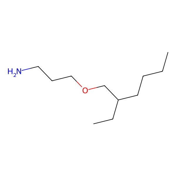 2D Structure of 2-Ethylhexyl 3-aminopropyl ether