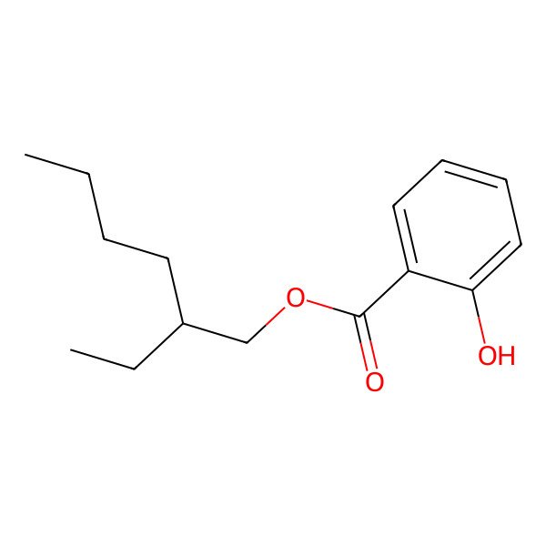 2D Structure of 2-Ethylhexyl salicylate