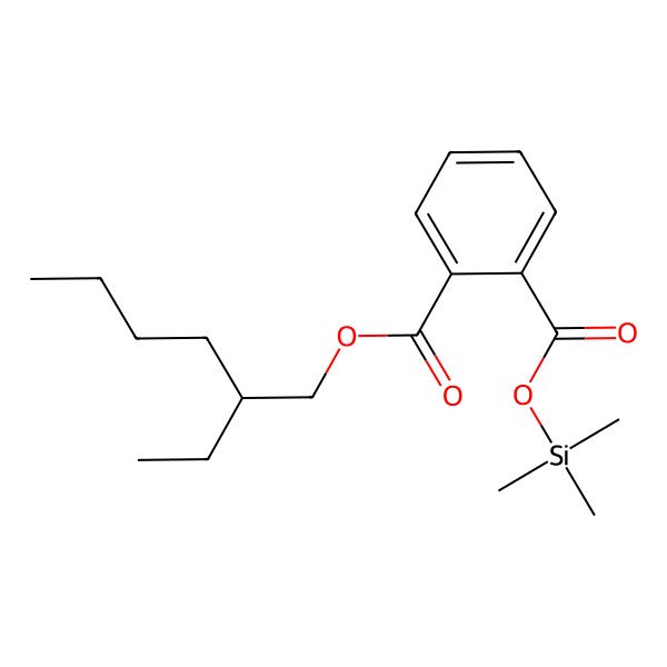 2D Structure of 2-Ethylhexyl trimethylsilyl phthalate 2D Structure of 2-Ethylhexyl trimethylsilyl phthalate