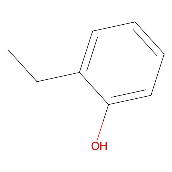 2D Structure of 2-Ethylphenol