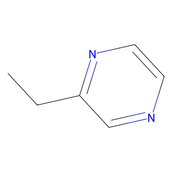 2D Structure of 2-Ethylpyrazine