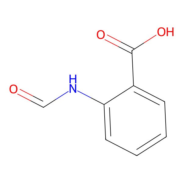 2D Structure of 2-(Formylamino)benzoic acid