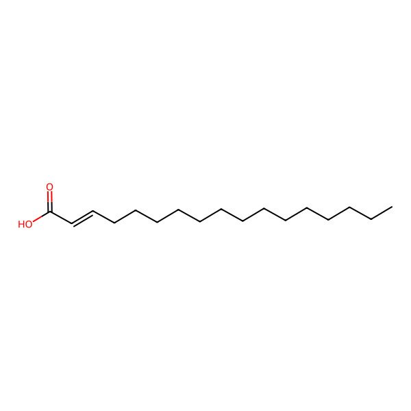 2D Structure of 2-Heptadecenoic acid