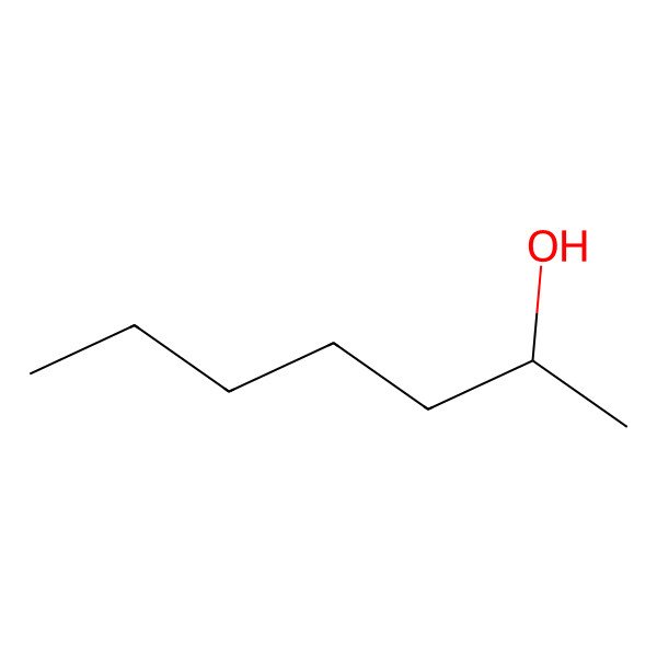 2D Structure of 2-Heptanol