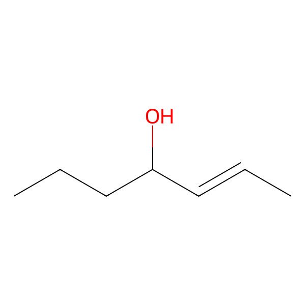 2D Structure of 2-Hepten-4-ol