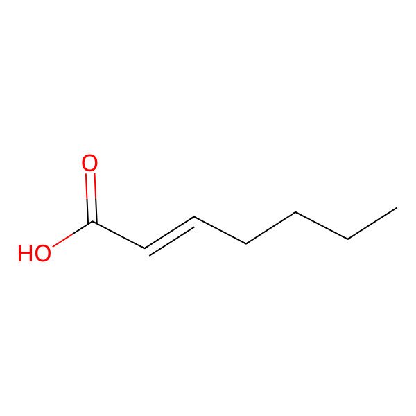 2D Structure of 2-Heptenoic acid 2D Structure of 2-Heptenoic acid