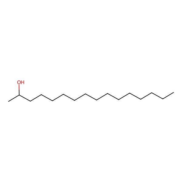 2D Structure of 2-Hexadecanol