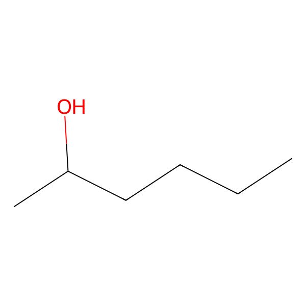 2D Structure of 2-Hexanol