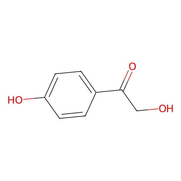 2D Structure of 2-Hydroxy-1-(4-hydroxyphenyl)ethanone