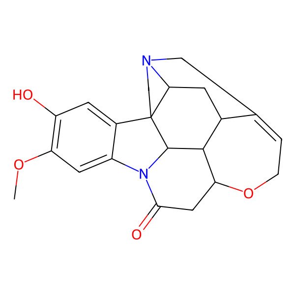 2D Structure of 2-Hydroxy-3-methoxystrychnine