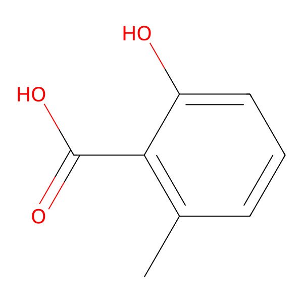2D Structure of 6-Methylsalicylic Acid 2D Structure of 6-Methylsalicylic Acid