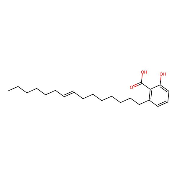 2D Structure of 2-Hydroxy-6-(pentadec-8-en-1-yl)benzoic acid