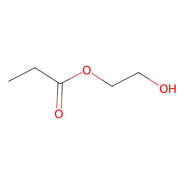 2D Structure of 2-Hydroxyethyl propionate