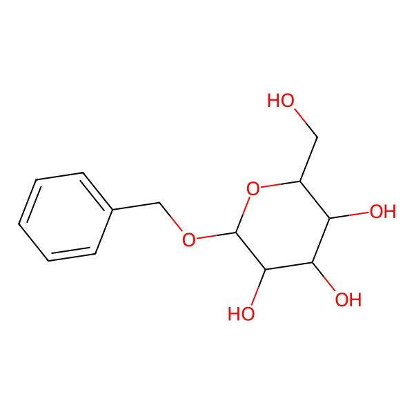 2D Structure of 2-(Hydroxymethyl)-6-phenylmethoxyoxane-3,4,5-triol