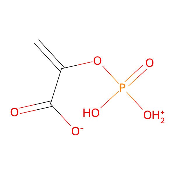 2D Structure of 2-[Hydroxy(oxonio)phosphoryl]oxyprop-2-enoate