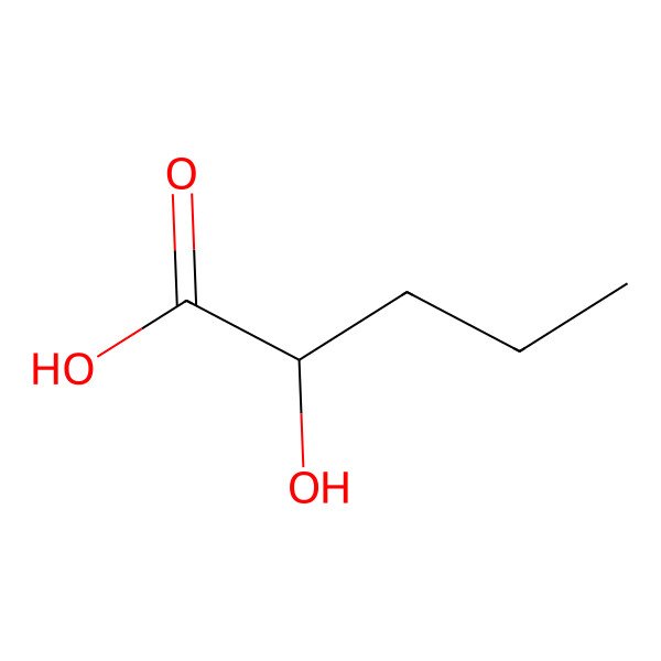 2D Structure of 2-Hydroxypentanoic acid 2D Structure of 2-Hydroxypentanoic acid