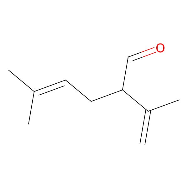 2D Structure of 2-Isopropenyl-5-methylhex-4-enal 2D Structure of 2-Isopropenyl-5-methylhex-4-enal