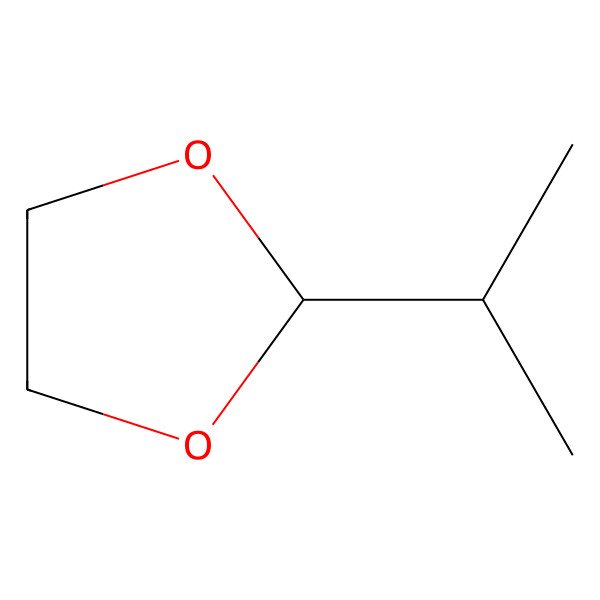 2D Structure of 2-Isopropyl-1,3-dioxolane